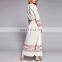 Women maxi long sleeve embroidered chic wholesale bohemian dress