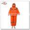 Safety Mason Solid Plasterer Orange Nylon Raincoat