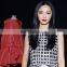 star fashion sleeveless check pattern 2 piece set dress bulk wholesale