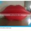 giant red inflatable lips model
