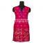BANDHEJ PRINTED KURTI ON COTTON FABRIC FESTIVAL COLOR WITH V-NECK