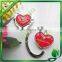 heart shaped foldable purse hook
