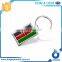 Cool Different Countries Metal Decoration Mustache Key Holder Keychain