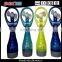 Factory supply 2*AA battery operated spray water fan handheld water mist fan