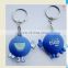 Hot custom fashionable 3d soft pvc keychain for promotional gift