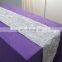 factory hot selling 100%ployester satin table runner for wedding