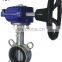 manual handle wafer type viton seat butterfly valve