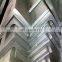 High quality mirror polished angle valve stainless steel slotted angle bar