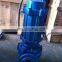 High efficiency centrifugal submersible sewage pump