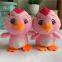 OEM ODM Keychain Plush chicken doll with Big Mouth and Red Hat