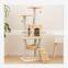 Pet supplies factory wholesale custom OEM/ODM cat climbing frame scratch board cat pillar cat tree