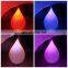 Ground LED Lighting Decoration Inflatable Water Drop Lights with Air Blower for Events Party