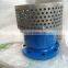 4'' 6'' DN100 DN150 cast iron body stainless steel disc DIN blue Foot Valve