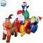 Factory supply customized various characters cartoon inflatable Christmas