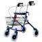 rollator walker folding Aluminum Rollator with Footrest and Armrest for elderly people