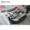 C-CLASS W205 C63 A style body kit 14~16y PP material front bumper grille side skirts trunk spoiler rear bumper exhaust tips