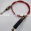 Hot sale three wheeler control cable parts red color outer casing CG200 motorcycle tricycle clutch cable
