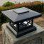 Solar Post Cap Light Waterproof Energy Saving LED Solar Fence Light Warm White Light Decoration for Garden Fence