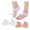 feet care socks 2PCS Silicone Moisturizing Gel Heel Socks with hole Cracked Foot Skin Care Protectors
