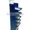 Custom printed design cardboard floor standing perfume display rack floor stand