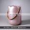 Nordic Flower Arrangement Table Decoration Glass Leather Vase For Home