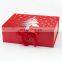 Wholesale bulk large a4 deep red Christmas eve cardboard gift hamper boxes
