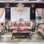 Home Furniture European Chesterfield Living Room Leather Sofa Set Luxury Antique Furniture
