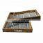 fancy enamel wood hotel serving trays