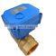 CWX-15 series stainless steel brass BSP NPT 12v 24v 110v 220v motorized flow control valve electric actuator ball valve