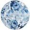 2022 New Trendy Round Printing Washable Sponge Bath Mat Memory Foam Bathroom Rug