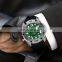OCHSTIN GQ6124 Mens Fashion Analog Quartz Wrist Watch Big Dial Auto Date Silicone Strap Male Watches