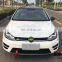 Runde ABS Material R Style Body Kit Front Rear Bumper Side Skirt Grille For 12-17 Volkswagen Golf 7 And Golf 7.5 Body Kit