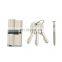 WG0008 Cheap Price Popular High Security Euro profile Solid Brass Combination Door Lock Cylinder with Master Key