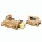 Heavy Duty Anti-Pry Rim Square Latch Deadbolt Locking with Brass Cylinder