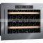 Hot Selling 24 Bottles 56L Compressor Wine Cooler Wine Cellar With Tempered Glss Door