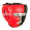 Head Guard Taekwondo Helmet Boxing headgear Martial Arts Face Protector Leather