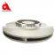 high quality small OEM cast iron water pump impeller