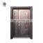 Modern popular style cast aluminum door is fireproof, theft-proof, beautiful and atmospheric