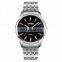 Skmei 9125  luxury stainless steel wristwatch waterproof 3ATM genuine leather quartz watches for men