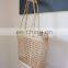 Eco Friendly 100% nauture Seagrass Market Bag, Natural Beach Bag, Round Straw Summer basket Vietnam Supplier