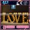 ACS giant love letter&light up love sign&light bulb letters