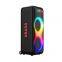 ZQS8247 wireless portable 120W power dural 8 inches OEM bass bluetooth speaker with colorful lights