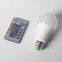 Smart WiFi Bulb Dimmable 10W A70 E27 B22 Globe LED RGB+White Lamp Remote Control White AC Powered CE