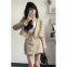 Autumn New Set: Little Chanel-Style Spicy Girl Design Tassel V-Neck Short Jacket With High-Waist Slimming Skirt for Women