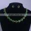 Dignified Crystal Chain Silver Fashion Jewelry Necklace Set
