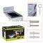 solar led Waterproof Solar Lights Lamp for Backyard Garden out door wall Lighting