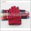 ladies cheap genuine woolen top leather belt gloves