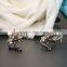 925 Sterling Silver Muilti Color Clip on Earring A quality clear Genuine tourmaline