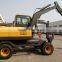 LG6100 Excavator, Walking Wheel Excavator, 10T Wheel Excavator