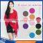 Wholesale 36 colors winter lady fringed shawl Plain Pashmina cashmere scarf